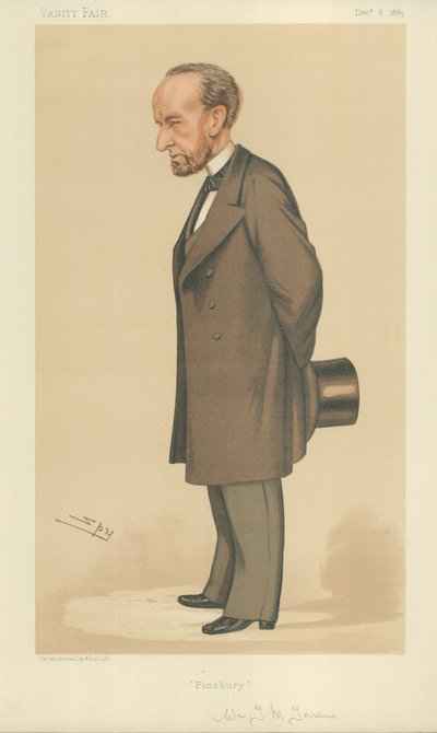 Mr William McCullagh Torrens, Finsbury, 8 december 1883, Vanity Fair cartoon door Leslie Matthew Ward